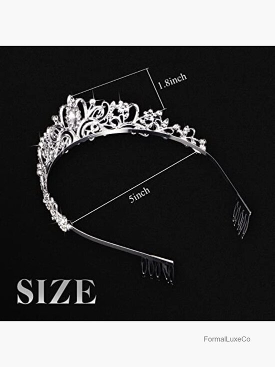 Crystal Tiaras and Crowns Set of 10 for Women